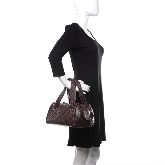 Vintage Chanel bowler bag EUC like new - Picture 6 of 11